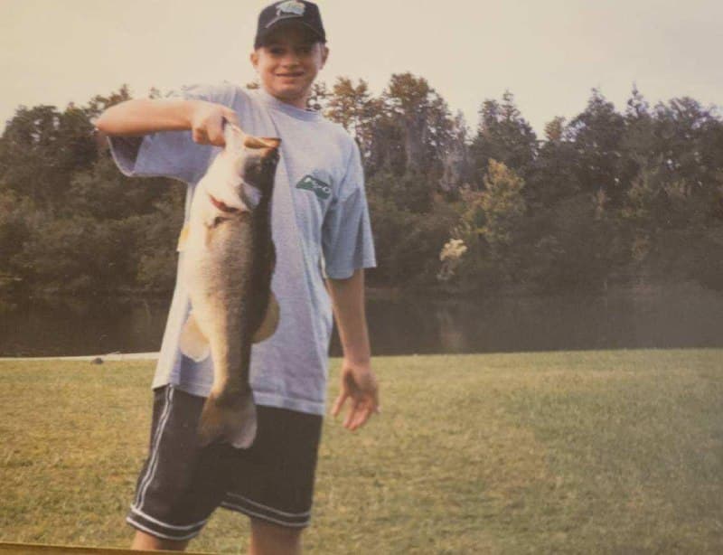 Young Angler's Largemouth Bass