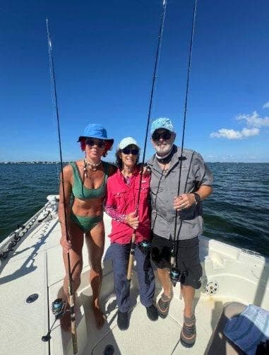 Craig with his family — founders of Fishaholics Anonymous
