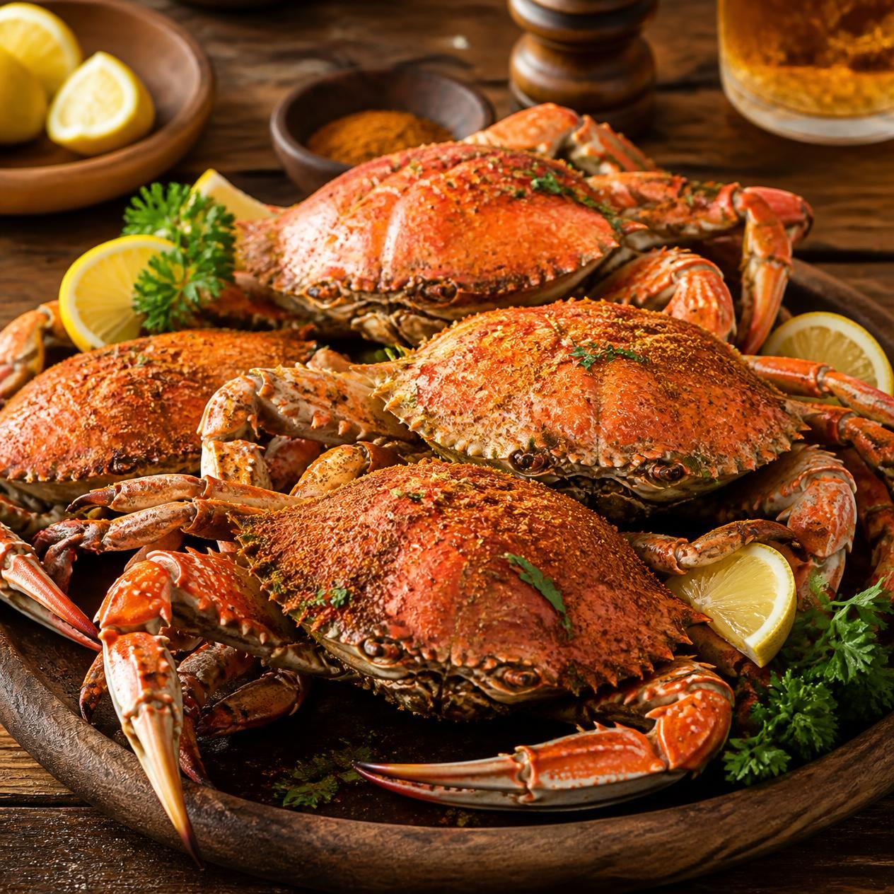 Steamed Blue Crabs — Old Bay & Beer Feast