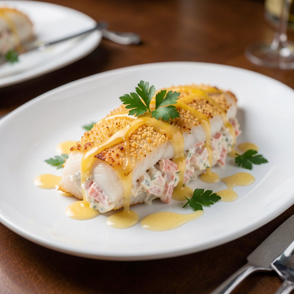 Stuffed Flounder with Crab Imperial — Florida Gulf Bottom Classic